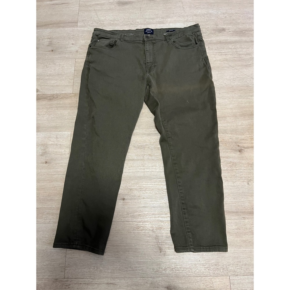 Ben Sherman Olive Green Slim Fit Stretch Twill Pants Men‎ 40x30 Punk Oi! GBH